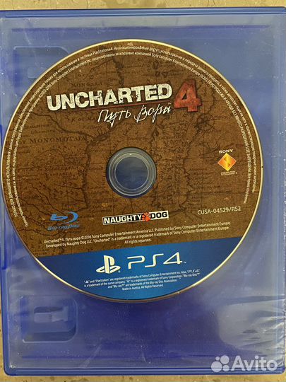 Игра для приставки Uncharted 4