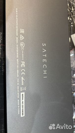 Satechi slim x1 клавиатура
