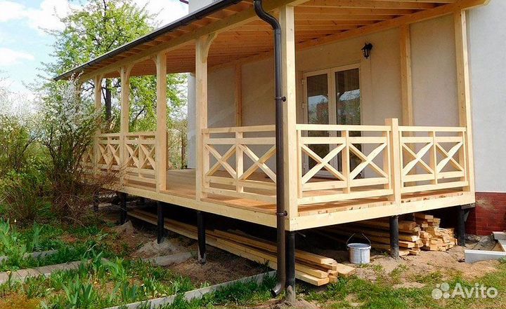 Строительсво террас беседок и веранд