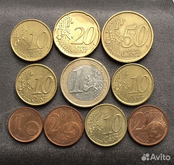 Набор монет стран Европы