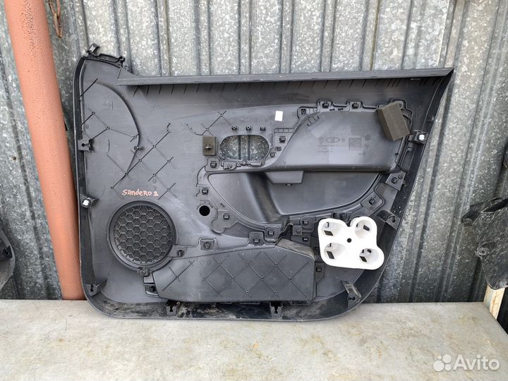 Обшивка двери перед. Renault Logan 2