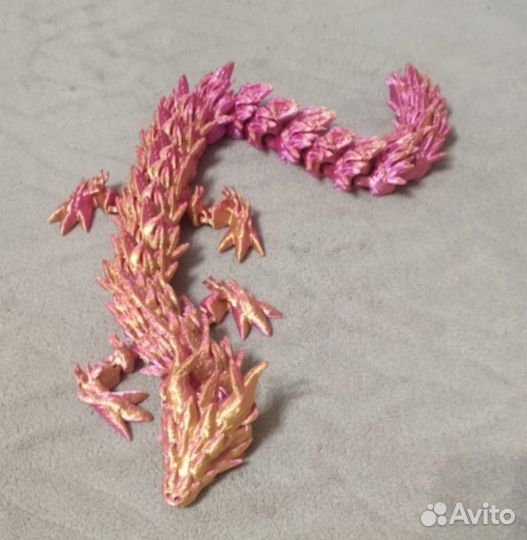Дракон антистресс, 3D печать