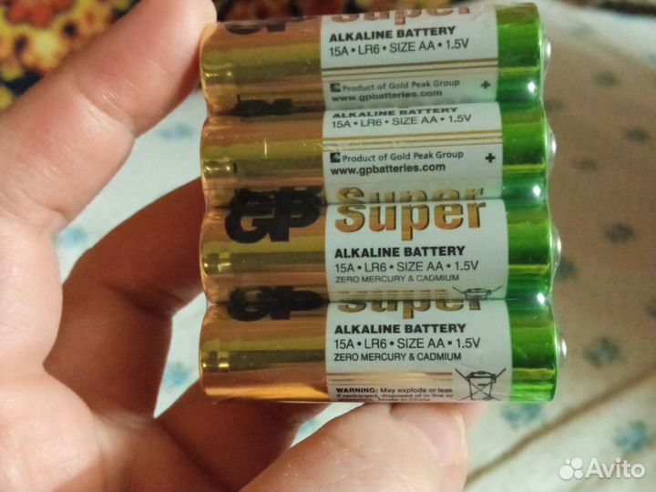 Батарейки GP AA алкалиновые