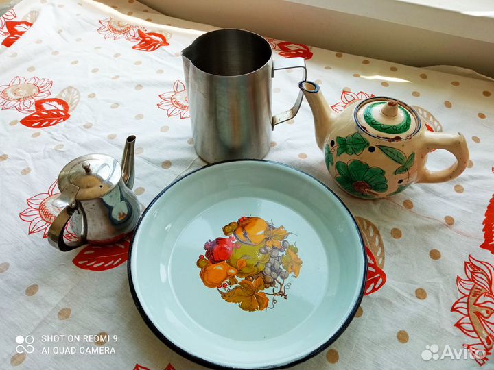 Чайники, Блюдо, Молочник