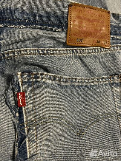 Мужские джинсы levis premium 501 W36 L32 y2k