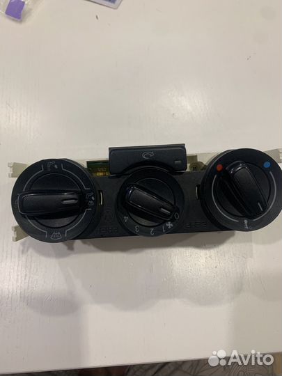 Блок управления печкой фольцваген поло