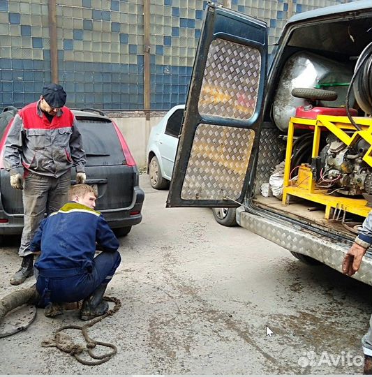 Промывка труб канализации. Устранить любой засор