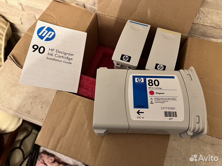 Картриджи hp designjet