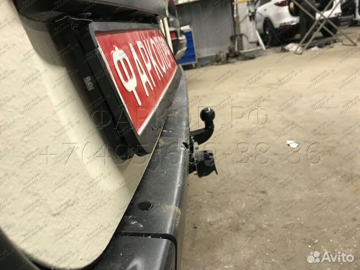 Фаркоп Mercedes Spinter одинарные колеса, без ступ