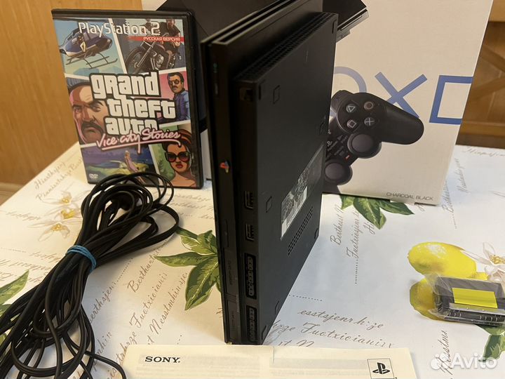 Sony playstation 2 ps2 slim прошитая