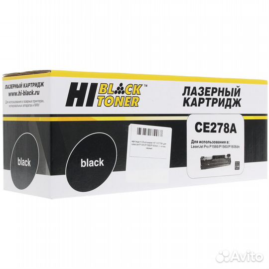 Картридж HP CE278A/Canon 728 Hi-Black (новый)