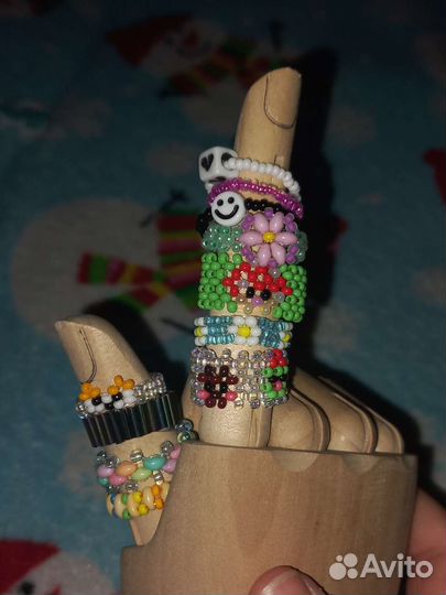 Колечки из бисера