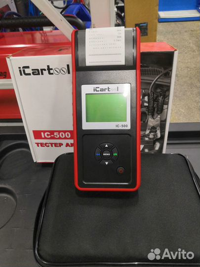 Тестер аккумуляторных батарей 12/24V icartool