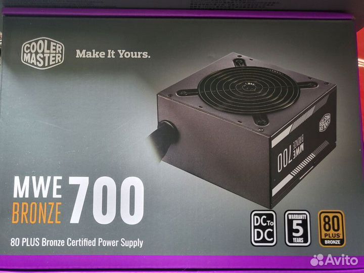Блок питания Cooler Master MWE Bronze 700W
