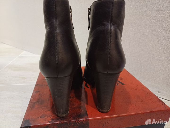 Полусапожки демисезон, кожа