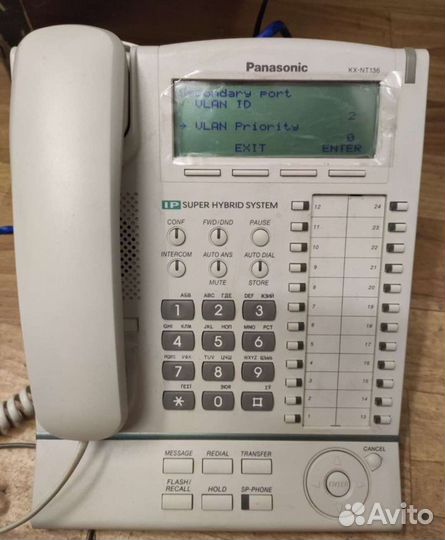Ip телефон Panasonic KX-NT136