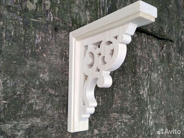 Кронштейн для полок деревянный Кантри