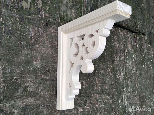 Кронштейн для полок деревянный Кантри
