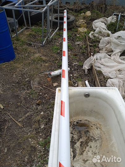 Труба для шлагбаума б/у длина 4.8 метра