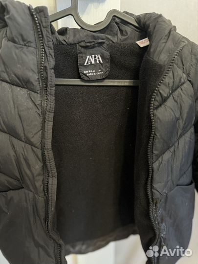 Пуховик детский zara