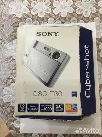 Фотоаппарат Sony cyber shot dsc-t 30