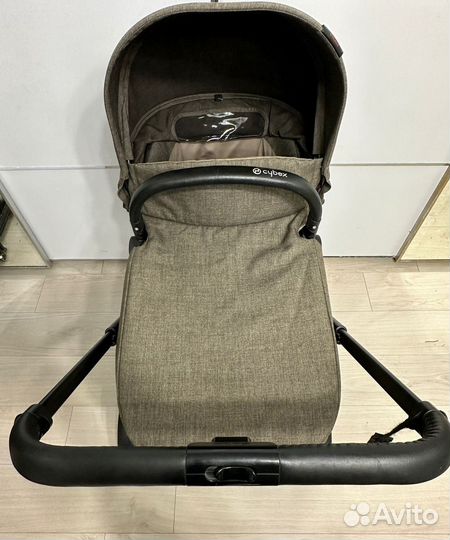 Коляска cybex 3 в 1 platinum desert khaki