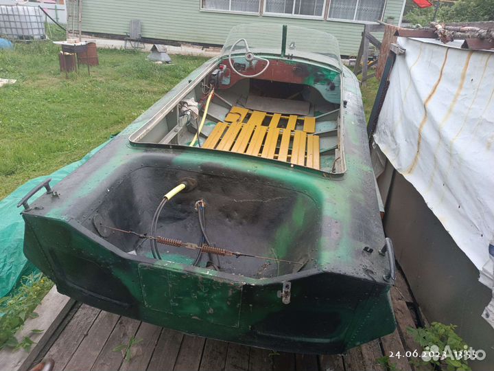 Катер Обь газис 0 с мотором Tohatsu MFS20C