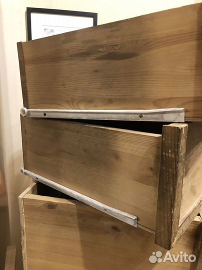 Ящик деревянный для хранения (выдвижной)
