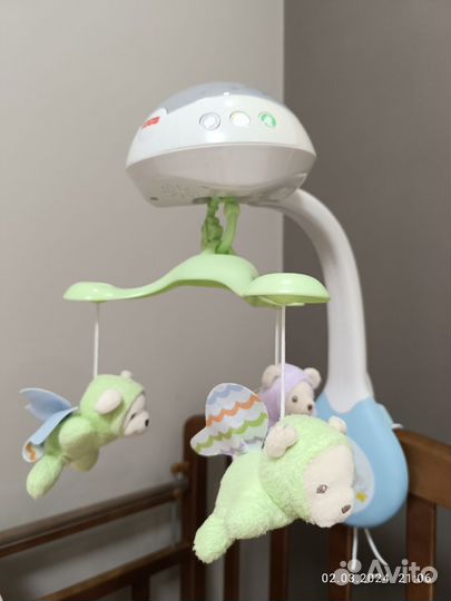 Музыкальный мобиль на кроватку Fisher Price