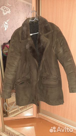 Дубленка натуральная мужская 50 размер