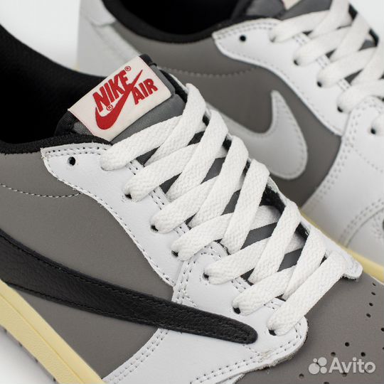 Кроссовки Nike Air Jordan 1 Low x TS Grey / Black