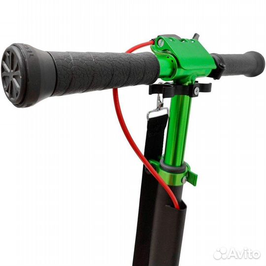 Самокат tech team city scooter disk brake green