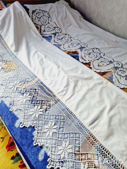 Старинные салфетки, подзоры, Ришелье