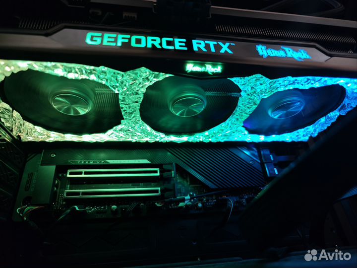 Ледяная Видеокарта Palit RTX 3070 GameRock OC 8gb