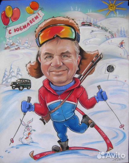 Портреты и шаржи по фото