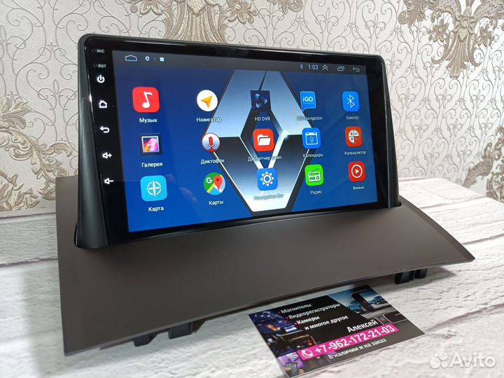 Магнитола Renault Megane 2 android