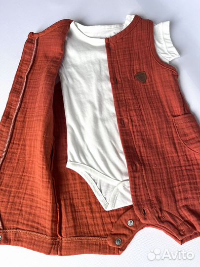 Песочник муслиновый 62, 68, 74, 80