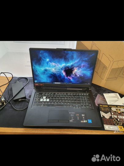 Новый игровой Asus TUF Gaming F17 i5/3050TI/16/512