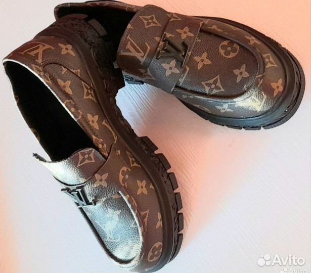 Ботинки Louis Vuitton натуральная кожа