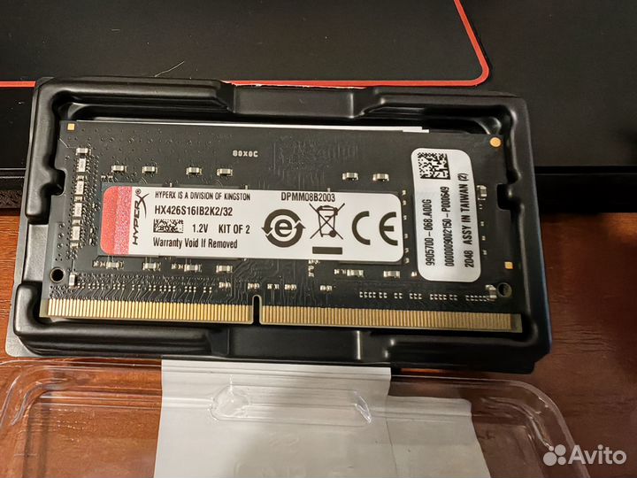 Sodimm Kingston HyperX Impact HX426S16IB2K2/32