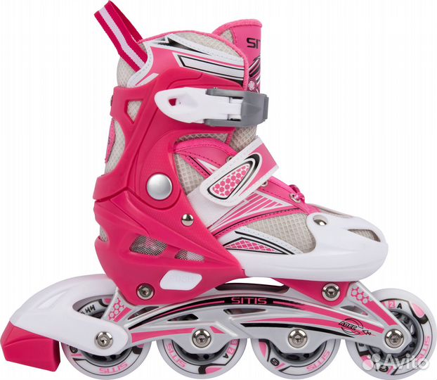 Ролики sitis Polly Pink-White Mos121
