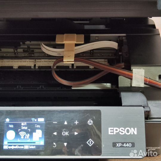 Мфу Epson XP-440 (снпч/Wi-Fi/отс)(Безчиповый)