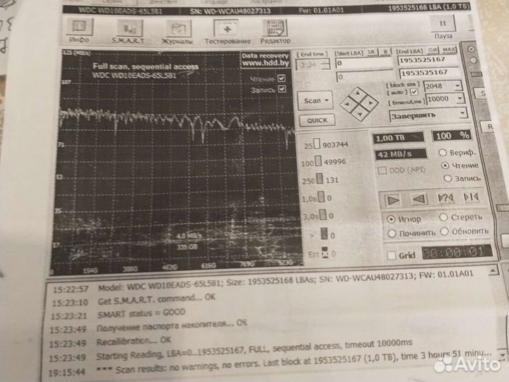 Жесткий диск 1Тб
