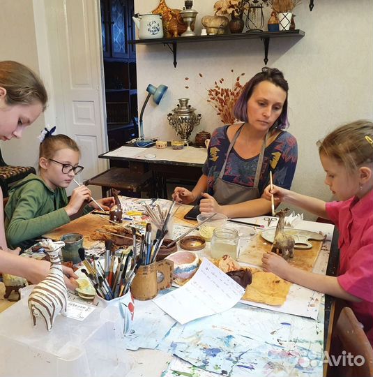 Мастер-класс по керамике, лепка из глины