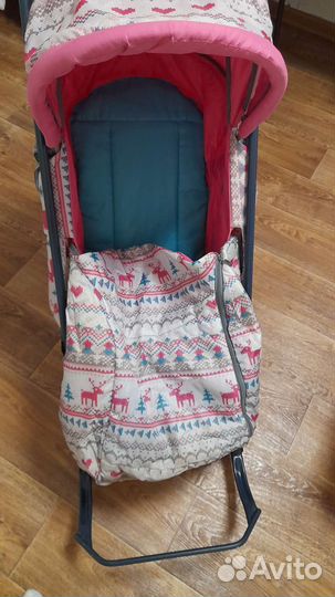 Санки коляска умка 3в 1