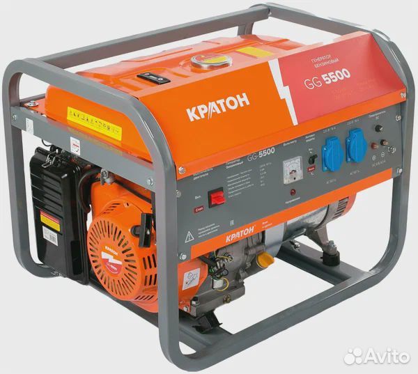 Генератор бензиновый Кратон GG-5500L 5.5кв