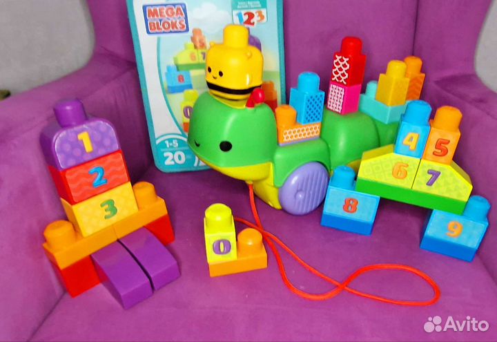 Конструктор для малышей mega bloks