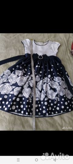 Платье на девочку 5-6лет