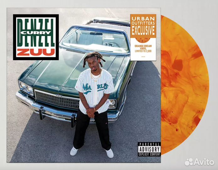Лимитки Denzel Curry (2000шт в мире) Пластинка USA