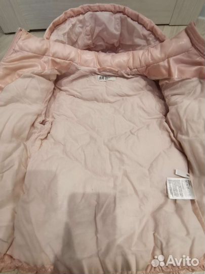 Куртка для девочки 116 hm демисезонная единорог